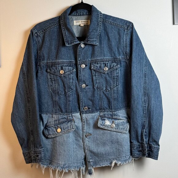 Lucky Brand Re*Made Denim Jacket (XL) - Picture 1 of 10